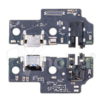 Шлейф для Samsung Galaxy A05 (A055F) плата системный разъем/разъем гарнитуры/микрофон
