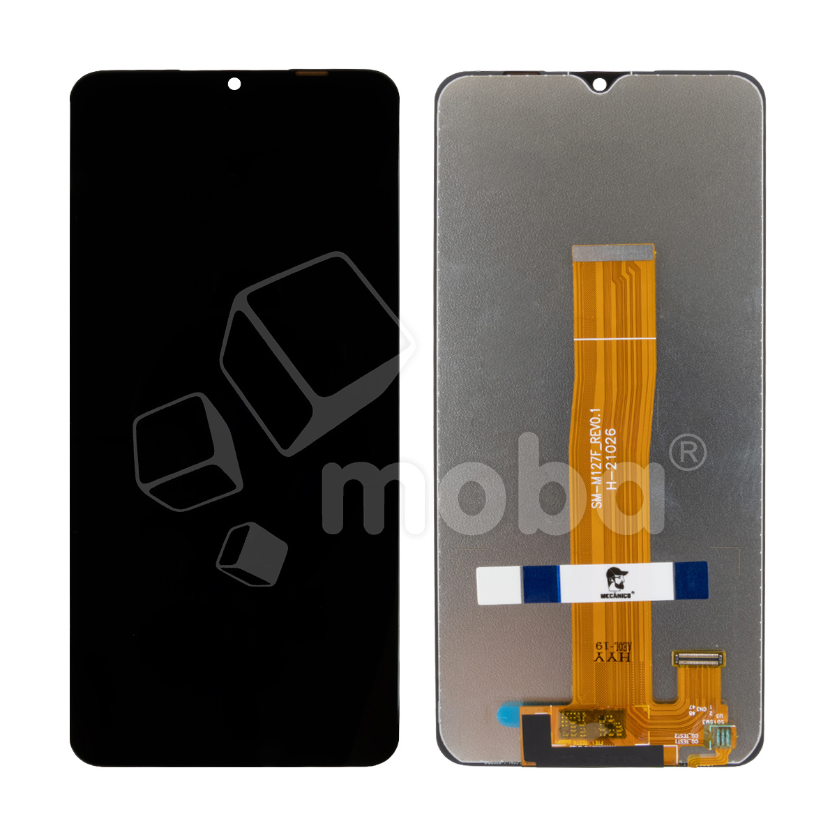 Дисплей для Samsung Galaxy M12 (M127F) в сборе с тачскрином Черный Mecanico - AMP