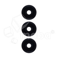 Стекло камеры для Tecno Spark 20 (KJ5) (комплект 3 шт.) Черный