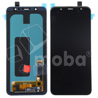 Дисплей для Samsung Galaxy A6+ 2018 (A605F) в сборе с тачскрином Черный - (OLED)