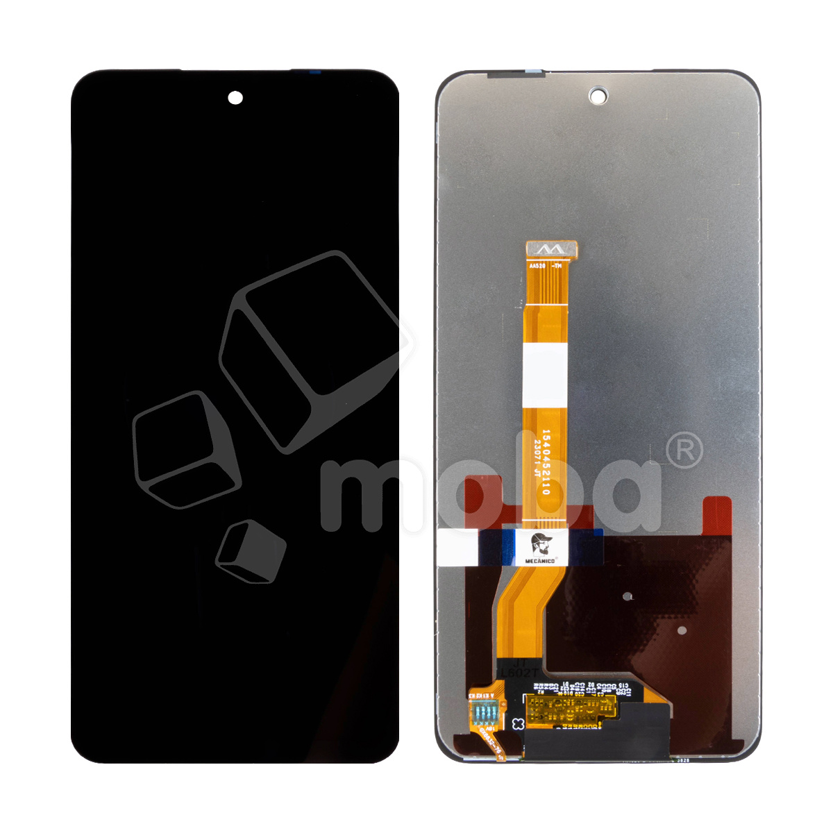 Дисплей для Realme C55 (RMX3710) в сборе с тачскрином Черный Mecanico - AMP