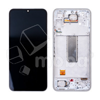 Дисплей для Samsung Galaxy A34 5G (A346B) модуль с рамкой Серебро - OR (SP)