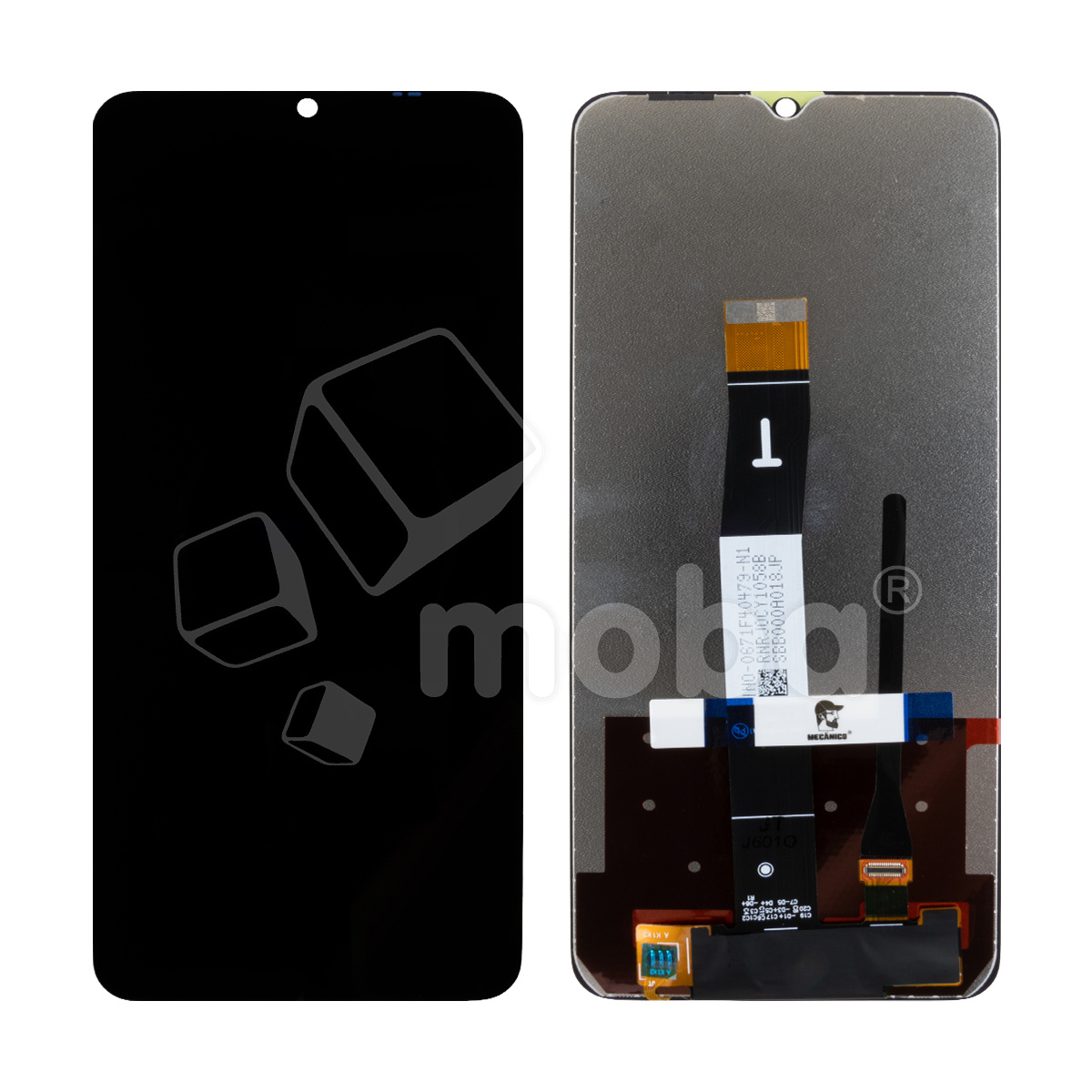 Дисплей для Xiaomi Redmi 12C/Poco C55 (22120RN86G) в сборе с тачскрином Черный Mecanico - AMP