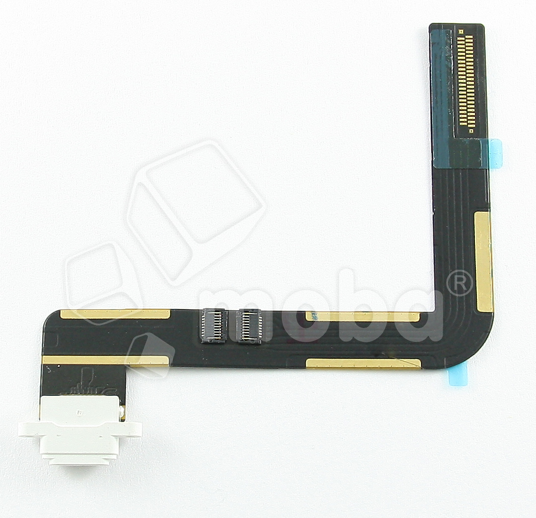 Шлейф для iPad Air 1/iPad 5/6 9.7" 2013/2017/2018 (A1474/A1475/A1476/A1822/A1823/A1893/A1954) на системный разъем Белый