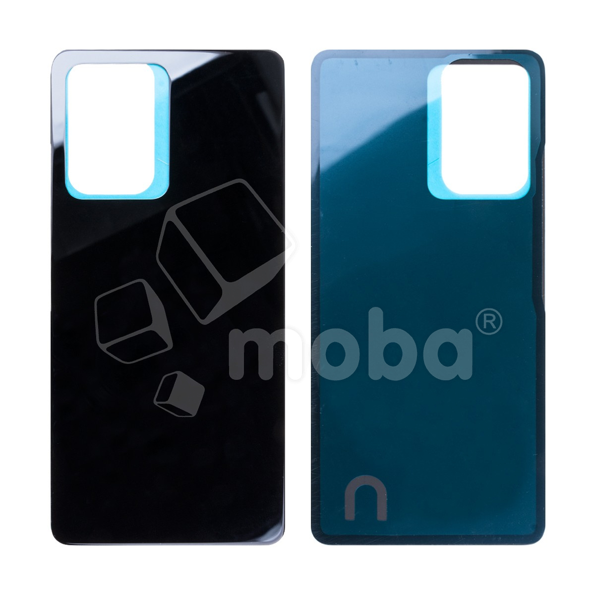 Задняя крышка для Xiaomi Redmi Note 12 Pro 5G (22101316C/22101316I/22101316G) Черный