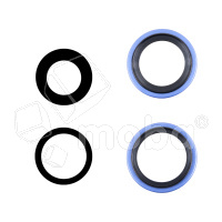 Стекло камеры для iPhone 16/16 Plus (комплект 2 шт.) Ультрамарин