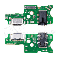 Шлейф для Infinix Note 12 Pro (X676B) плата на системный разъем/разъем гарнитуры/микрофон
