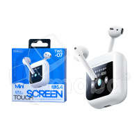 Беспроводные наушники Bluetooth Remax TWS-07 (TWS, вкладыши, с дисплеем) Белый
