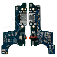 Шлейф для Samsung Galaxy A01/M01 (A015F/M015F) плата системный разъем/микрофон (узкий коннектор)