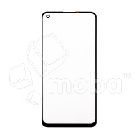 Стекло для переклейки Realme 8 4G/8 Pro (RMX3085/RMX3081) в сборе с OCA пленкой Черный - OR (Mitsubishi)