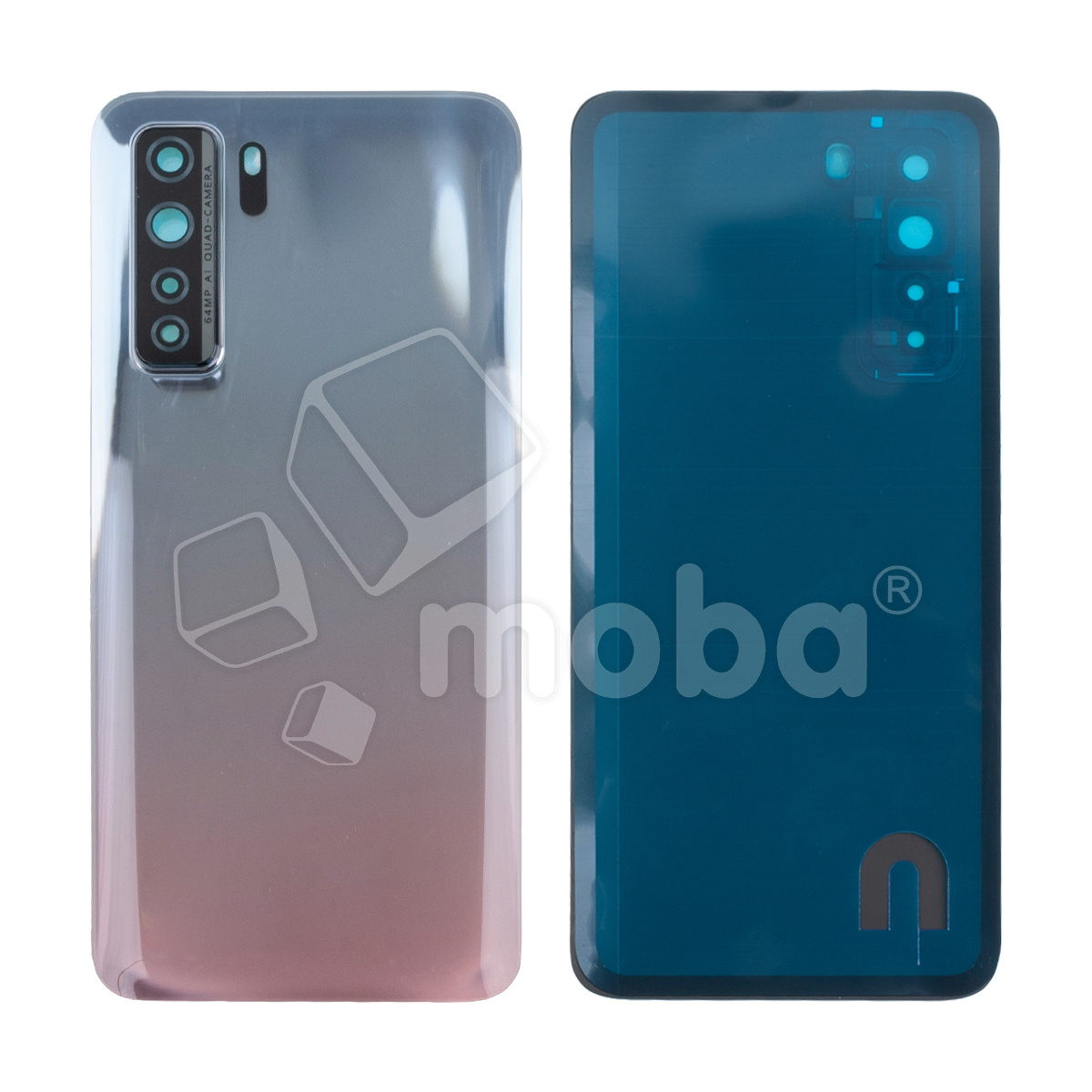Задняя крышка для Huawei Honor 30S (CDY-NX9A) Серебро
