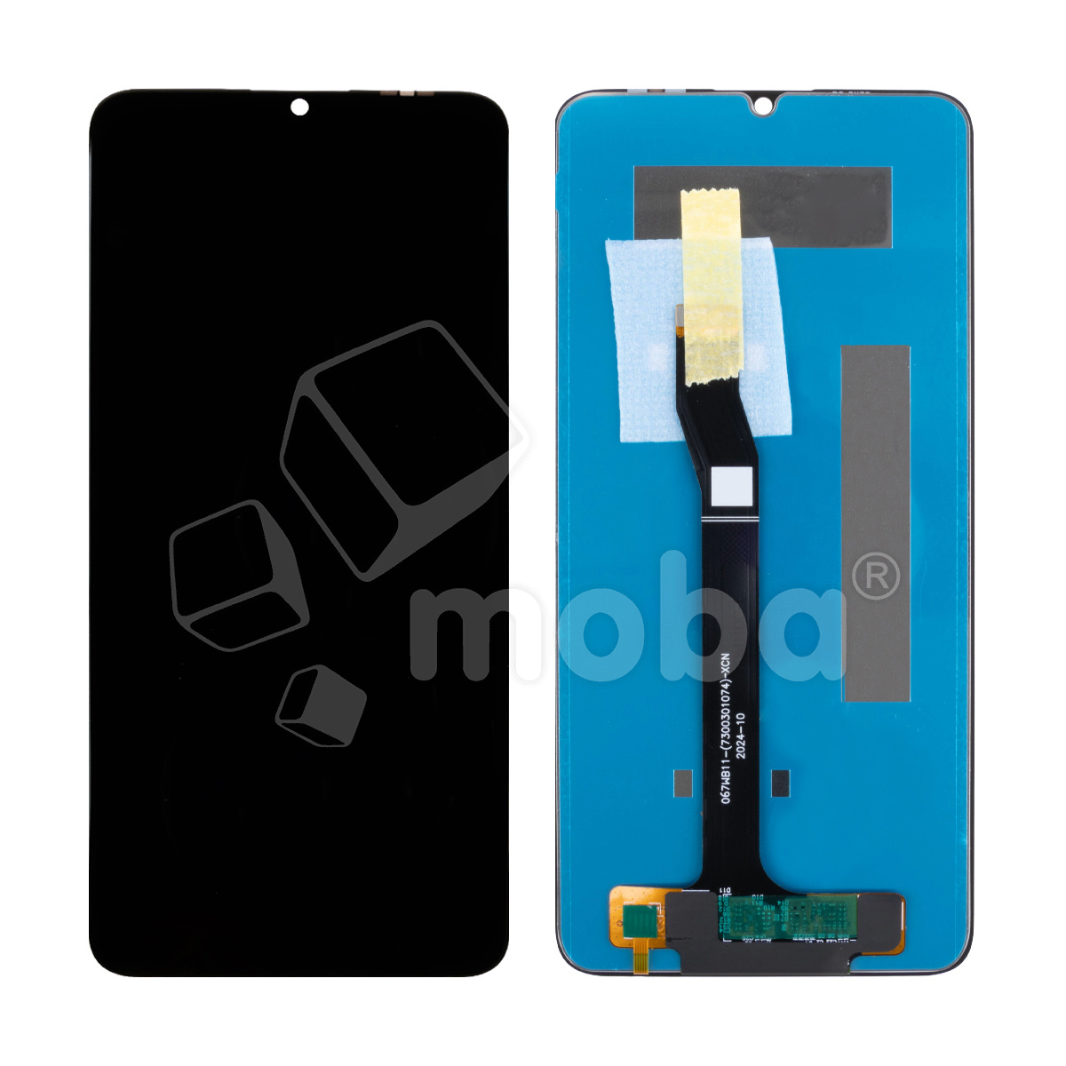 Дисплей для Huawei Nova Y70/Y70 Plus/Y71/Enjoy 50 (MGA-LX9N) в сборе с тачскрином Черный Mecanico - AMP