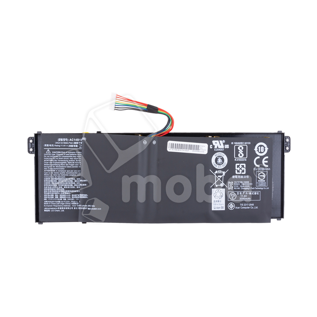 Аккумуляторная батарея для ноутбука Acer Aspire E3-111, A315-55G, V5-132 (AC14B18J) 3200 mAh