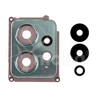 Стекло камеры для Xiaomi Redmi Note 12 4G (23021RAA2Y) в сборе с рамкой Зеленый