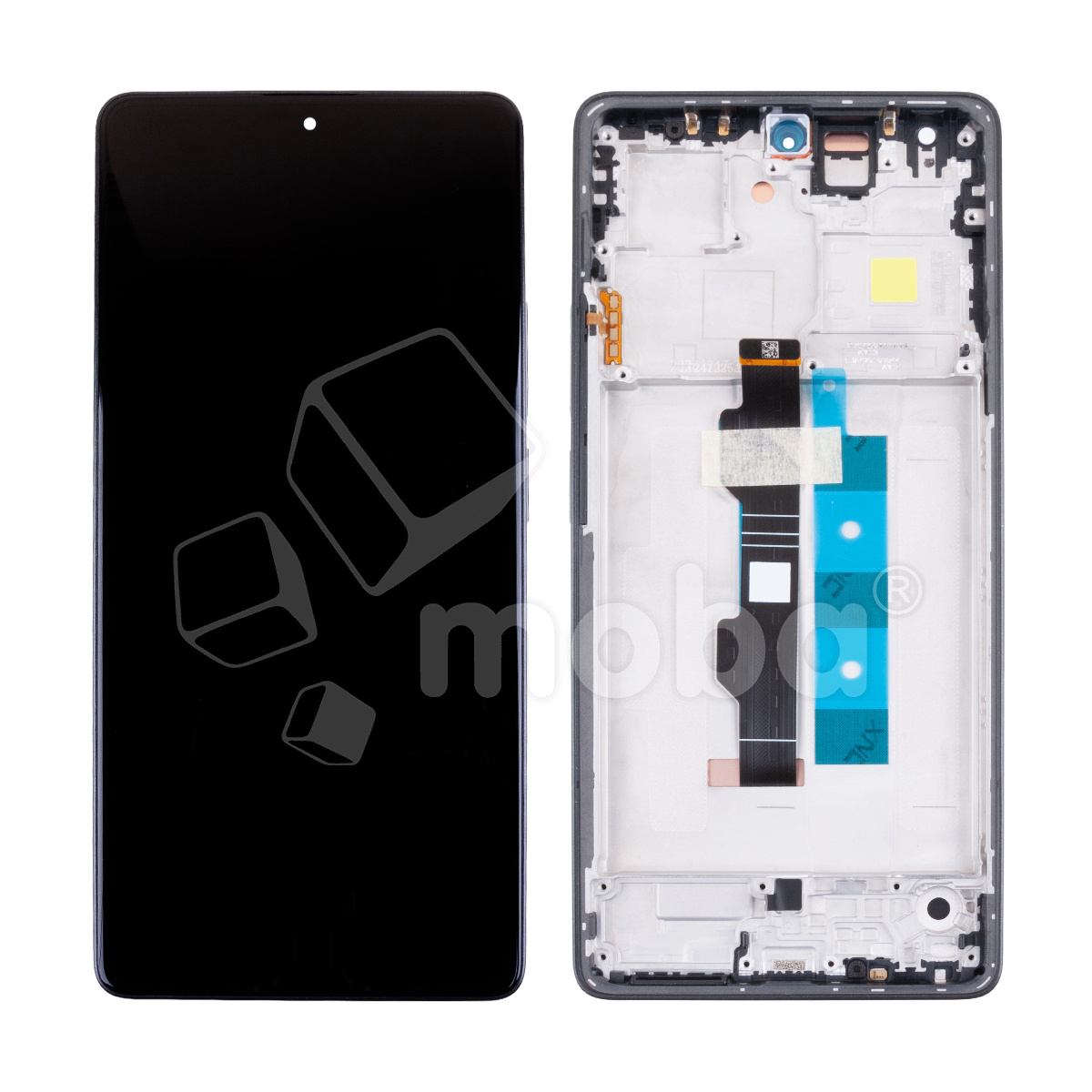 Дисплей для Xiaomi Redmi Note 14S (2502FRA65G) модуль с рамкой Черный - OR (SP)