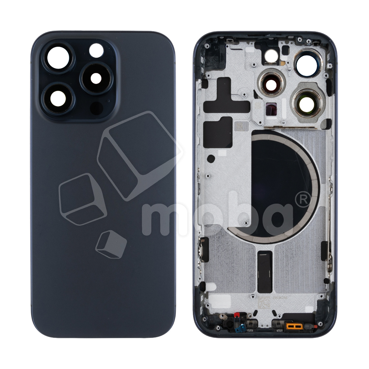 Корпус для iPhone 15 Pro (A3102) (1 Sim) Синий - Премиум