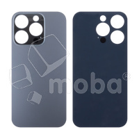 Задняя крышка для iPhone 14 Pro (A2891) Черный (стекло, широкий вырез под камеру, логотип)