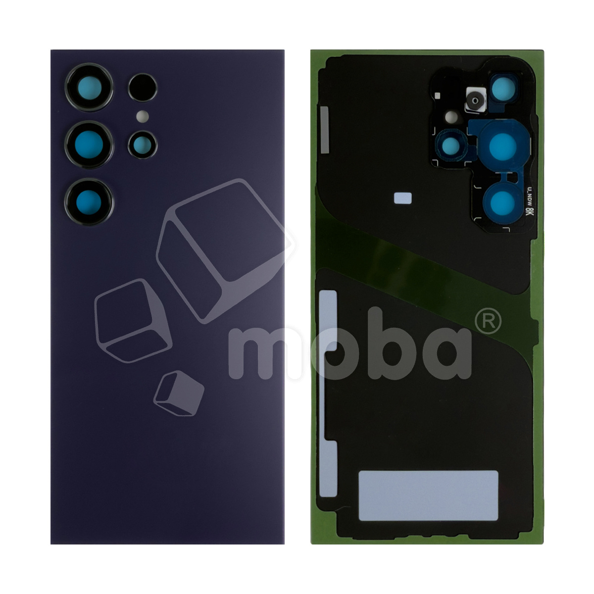 Задняя крышка для Samsung Galaxy S24 Ultra (S928B) Фиолетовый - OR
