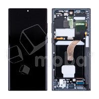 Дисплей для Samsung Galaxy S22 Ultra (S908B/S9080) модуль с рамкой Серый - OR (SP)