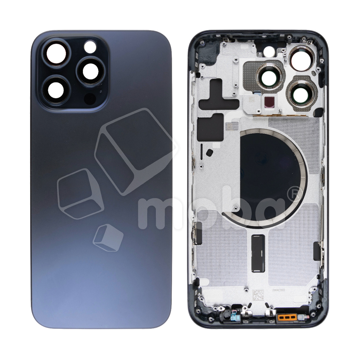 Корпус для iPhone 15 Pro Max (A3106) (1 Sim) Синий - Премиум