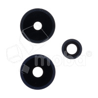 Стекло камеры для Infinix Hot 30i (X669D) (комплект 3 шт.) Черный