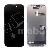 Дисплей для iPhone 16 Pro (A3293) в сборе с тачскрином Черный - (Soft OLED, Full HD, 120 Гц) (площадка под IC)