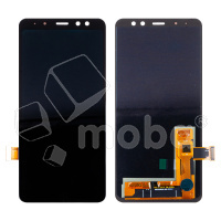 Дисплей для Samsung Galaxy A8 2018 (A530F) в сборе с тачскрином Черный - (OLED)