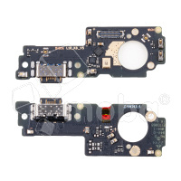 Шлейф для Xiaomi Poco M4 5G (MZB0BF9RU/22041219PG) плата системный разъем/микрофон - Премиум