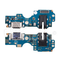 Шлейф для Infinix Hot 12 Pro (X668C) плата на системный разъем/разъем гарнитуры/микрофон - Премиум