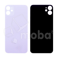 Задняя крышка для iPhone 11 (A2221) Фиолетовый (стекло, узкий вырез под камеру, логотип)