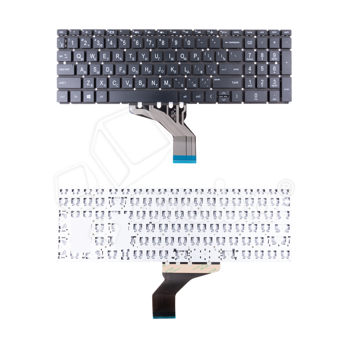 Клавиатура для ноутбука HP Pavilion 15-db000/15-db0000au/15-db0000ax/15-da/15-da000/15-da0000/15t-da000/15t-da100 Черный