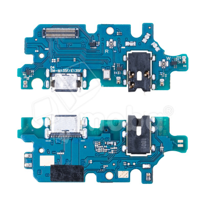 Шлейф для Samsung Galaxy M13 (M135F) плата системный разъем/разъем гарнитуры/микрофон
