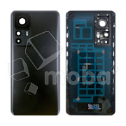 Задняя крышка для Xiaomi 12T Pro (22081212UG) Черный (Матовая) - Премиум