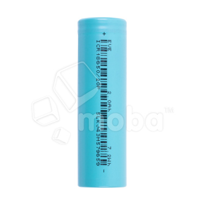 Аккумулятор EVE ICR18650-15C 3.6V 30A 2000 mAh Высокотоковый