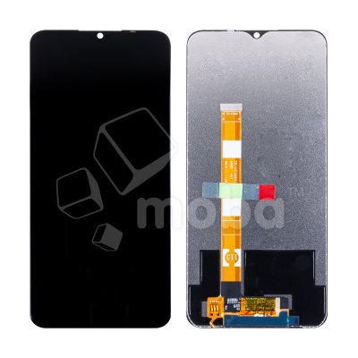 Дисплей для Realme C25/Oppo A16 (RMX3191/CPH2269) в сборе с тачскрином Черный - OR