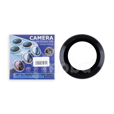 Защитное стекло линзы камеры для iPhone 17 (комплект 2 шт.) Черный