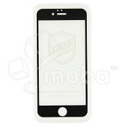 Защитное стекло "Тонкое" для iPhone 6/6S Черное (Полное покрытие 0,25мм)