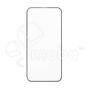 Защитное стекло "Стандарт" для iPhone 15 Pro Max Черный (Полное покрытие)