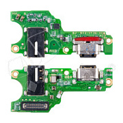 Шлейф для Vivo Y27 4G (V2249) плата на системный разъем/разъем гарнитуры/микрофон