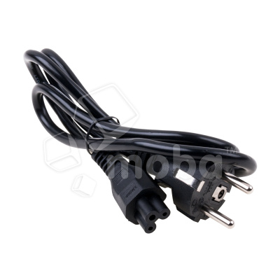 Кабель питания CEE 7/7 - IEC-C5  (евровилка - 3 pin, 1 м) Черный
