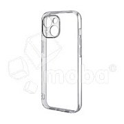 Чехол-накладка для iPhone 15 (с защитой камеры, прозрачный)