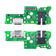 Шлейф для Tecno Pova 5 (LH7n) плата на системный разъем/разъем гарнитуры/микрофон - Премиум