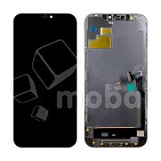 Дисплей для iPhone 12 Pro Max (A2411) в сборе с тачскрином Черный - DD (Hard OLED, HD+) (площадка под IC)