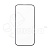 Защитное стекло "Стандарт" для iPhone 15 Черный (Полное покрытие)