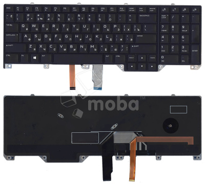 Клавиатура для ноутбука Dell Alienware 17 R4 (с подсветкой) Черный