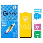 Защитное стекло "Премиум" для Samsung Galaxy A12/A02/M12/A12 Nacho (A125F/A022G/M127F/A127F) Черный