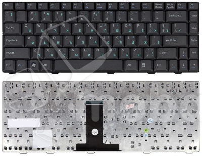 Клавиатура для ноутбука Asus F80 X82 X85 X88 F81 F81S F83SE черная