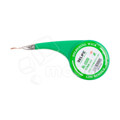 Поглотитель олова (оплётка) Relife RL-1520 (1.5 мм*2 м)