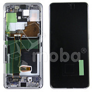 Дисплей для Samsung Galaxy S20 Ultra (G988B) модуль с рамкой Серый - OR (SP)