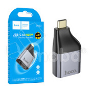 Адаптер Type-C - HDTV Hoco UA33 Серый